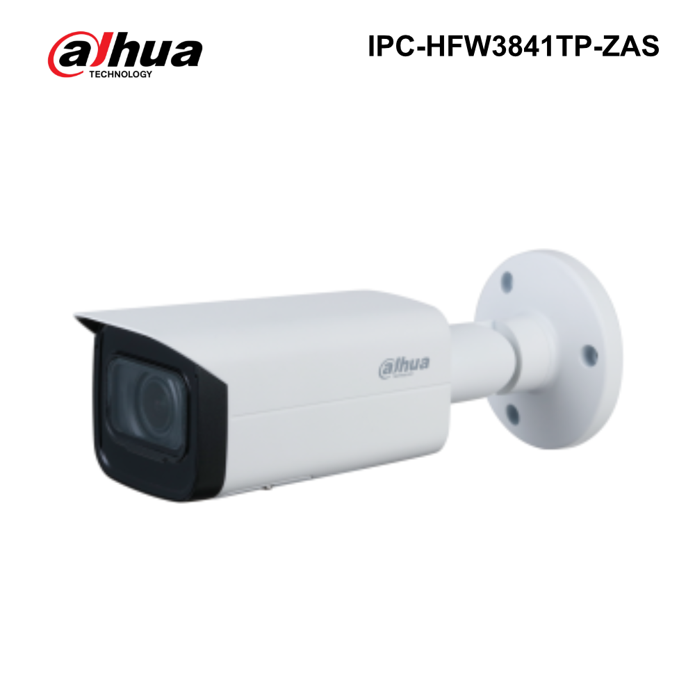 IPC-HFW3841TP-ZAS - Dahua - 8MP IR Vari-focl Bullet WizSense Network Camera