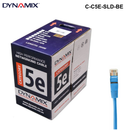 C-C5E-SLD - 305m Cat5e UTP Solid Cable Roll 100MHz, 24AWGx4P, PVC - Colour Options 305m Cat5e UTP Solid Cable Roll - Blue