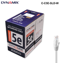 C-C5E-SLD - 305m Cat5e UTP Solid Cable Roll 100MHz, 24AWGx4P, PVC - Colour Options 305m Cat5e UTP Solid Cable Roll - White