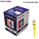 C-C6-SLD - 305m Cat6 Blue UTP SOLID Cable Roll, 250MHz, 23AWGx4P, PVC - Colour Options 305m Cat6 UTP Solid Cable Roll - Yellow