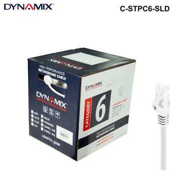 C-STPC6-SLD - 305m Cat6 SSTP Solid Shielded Cable Roll, 100MHz