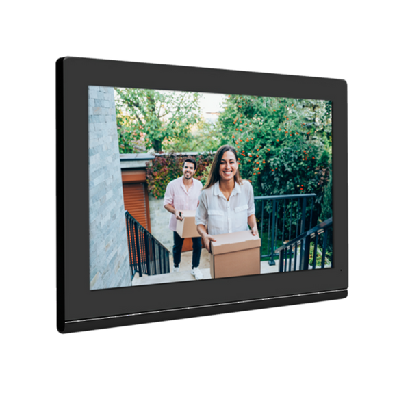 E-CON MONITOR-B - Black 7" touch screen monitor with Wifi & Ethernet. Compatible with E-CON GATE & EC-CON GATE-K