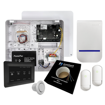 EC-KIT TOUCH B - EC security alarm kit with black touch screen keypad