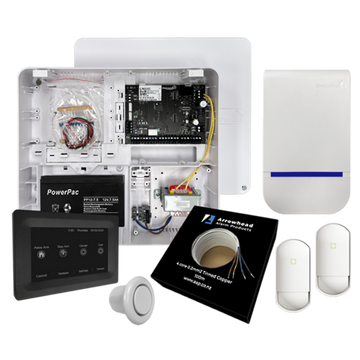 EC-KIT TOUCH B - EC security alarm kit with black touch screen keypad