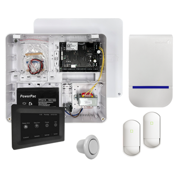 EC-KIT TOUCH B NC - EC security alarm kit with black touch screen keypad (no cable)