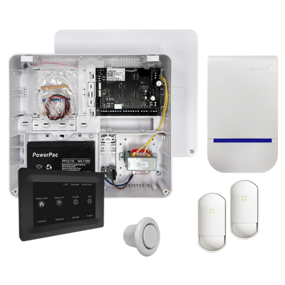 EC-KIT TOUCH B NC - EC security alarm kit with black touch screen keypad (no cable)
