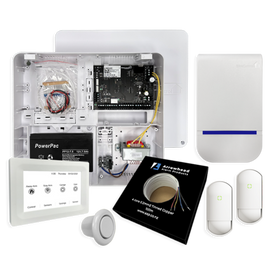 EC-KIT TOUCH W - EC security alarm kit with (white 5" touch screen keypad)