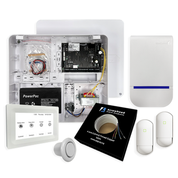 EC-KIT TOUCH W - EC security alarm kit with (white 5" touch screen keypad)