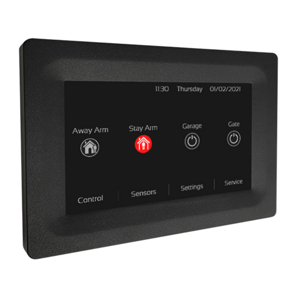EC-TOUCH B PROX - 5" Touch Keypad in Charcoal with Built-in Prox Reader & 2 x Prox Tags