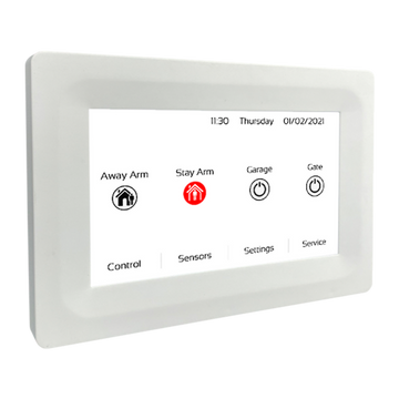 EC-TOUCH W - 5" Touch Keypad in White