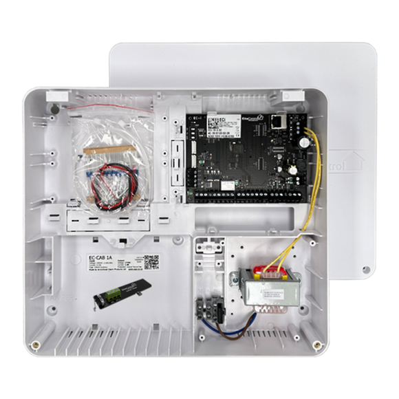 EC-i PLC/U - EC-i security panel in EC-CAB-1A plastic cabinet