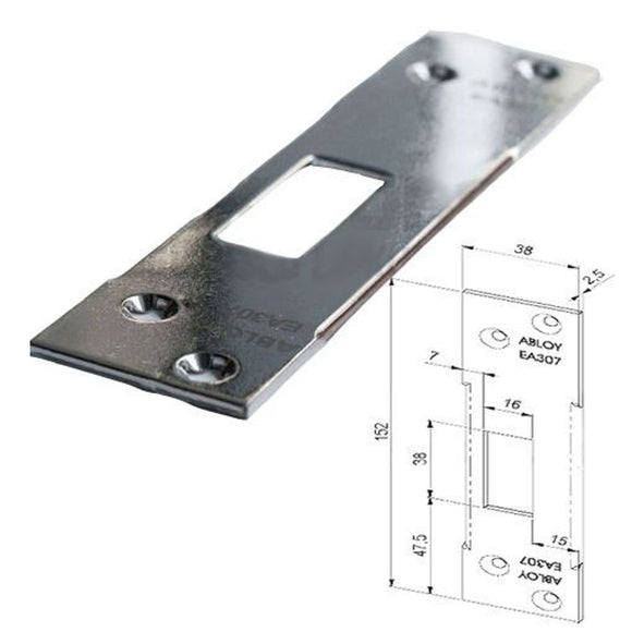 EL404 push and pull function lock case for narrow profile doors with double action bolt