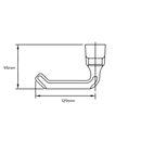 EXI325EA-SIL - EXIDOR Lever Operated Exit Access Device