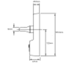 EXI325EA-SIL - EXIDOR Lever Operated Exit Access Device