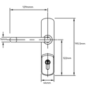 EXI325EA-SIL - EXIDOR Lever Operated Exit Access Device