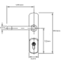 EXI325EA-SIL - EXIDOR Lever Operated Exit Access Device