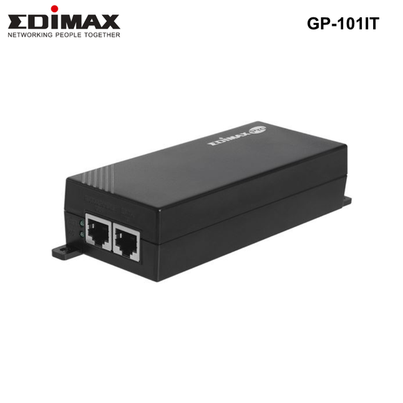 GP-101IT-c - Edimax IEEE 802.3at Gigabit PoE+ Injector 30W