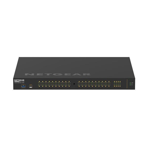GSM4248P-100AJS Netgear M4250-40G8F-PoE+ AV Line Managed Switch - 40 Ports - Manageable - 3 Layer Supported