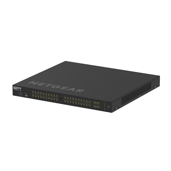 GSM4248P-100AJS Netgear M4250-40G8F-PoE+ AV Line Managed Switch - 40 Ports - Manageable - 3 Layer Supported