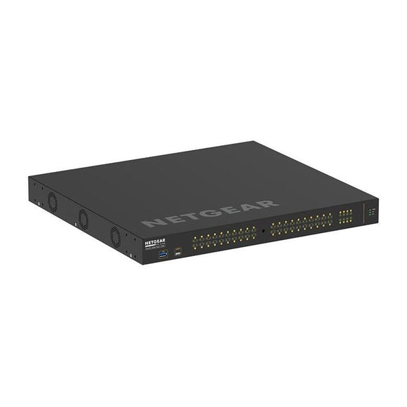 GSM4248P-100AJS Netgear M4250-40G8F-PoE+ AV Line Managed Switch - 40 Ports - Manageable - 3 Layer Supported