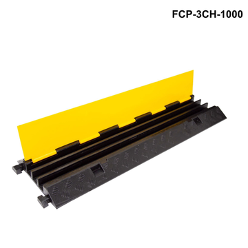 FCP-3CH - Channel Floor Cable Protector, Heavy Duty with Installation