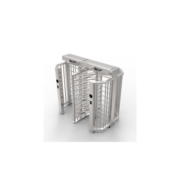 FGES-RTDFH650-2G - FERN360 - Full Height Galvanised Steel Rotor Turnstile, Double Lane