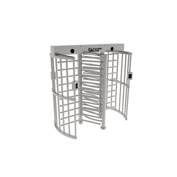 FGES-RTDFH550-1 - FERN360 - Full Height Stainless Steel Rotor Turnstile, Double Lane