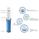 FGES-AB6-273-20 - FERN360 - Stainless Steel Hydraulic Automatic Bollard