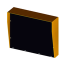 FPAC-ERS3643 - FERN360 Access Control Reader or Intercom Mounting Panel Yellow - Black Inner - 60mm Space