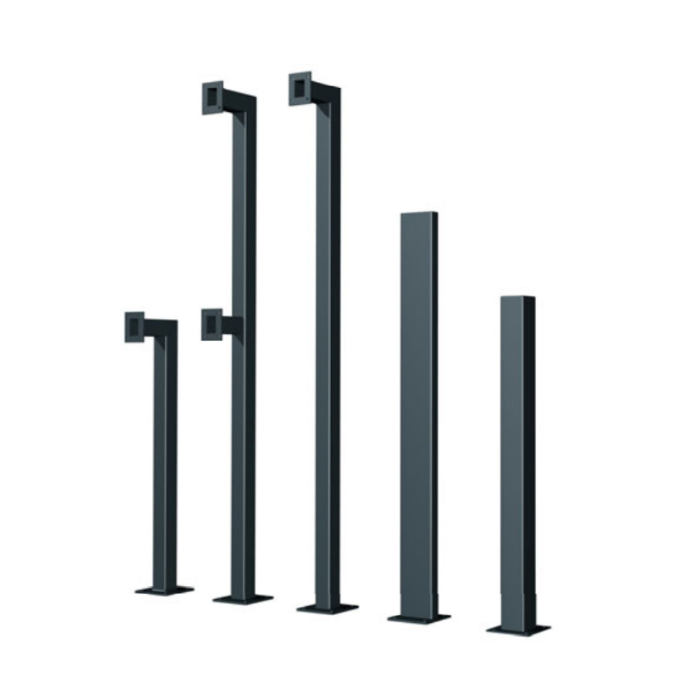 FPAC-EQ2 - FERN360 Floor Mount 2.1m High Access Control Bollard- Single or Dual