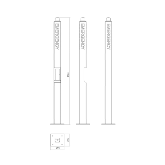 FPECS-1515 - FERN360 Emergency Call Point Tower & SIP Station
