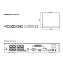 FGSIP-CNVR101-8P - FERN360 - 10Ch Network Video Recorder with 8x PoE ports, 80Mb (no HDD)