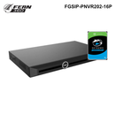 FGSIP-PNVR202-16P - FERN360 - 20Ch Network Video Recorder with 16x PoE ports, 320Mbps (no HDD)