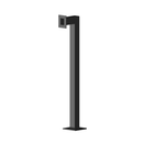 FPAC-EQ1 - FERN360 Floor Mount Access Control Single Pedestal - 1170 to 1600mm Options Black - 1170mm High
