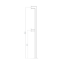 FPAC-EQ2 - FERN360 Floor Mount 2.1m High Access Control Bollard- Single or Dual