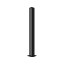 FPAC-EQ1 - FERN360 Floor Mount Access Control Single Pedestal - 1170 to 1600mm Options Black - 1270mm High Square