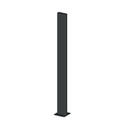 FPAC-EQ1 - FERN360 Floor Mount Access Control Single Pedestal - 1170 to 1600mm Options Black - 1600mm High Rectangular