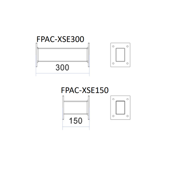 FPAC-XSE - FERN360 Extensions for Access Control Intercom Bollards - 150 or 300mm