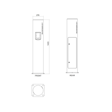 FPECP-DB1400 - FERN360 Emergency Call Point Bollard & SIP Station