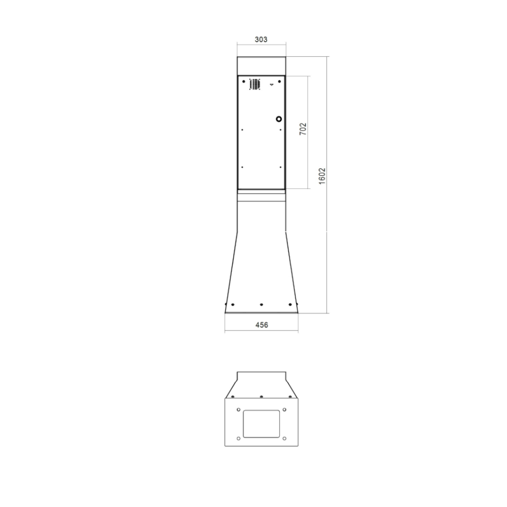 FPECP-QR - FERN360 Emergency Call Point Pillar & SIP Station