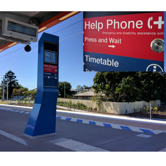 FPECP-QR - FERN360 Emergency Call Point Pillar & SIP Station