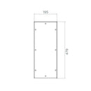 FPAC-ERH4718-Y - FERN360 Access Control Mounting Panel Large