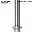 FPES-FB750-RT114-SS - FERN360 Stainless Steel Retractable Fixed Bollard - 114mm dia x 750mm
