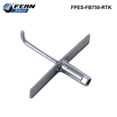 FPES-FB750-RT114-SS - FERN360 Stainless Steel Retractable Fixed Bollard - 114mm dia x 750mm