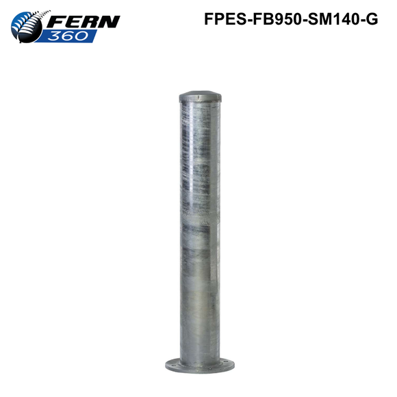 FPES-FB - FERN360 Surface Fixed Bollards Galvanised or Powder Coated 115mm to 165mm Surface Mount Fixed Bollards Galvanised - 140mm Dia 1m above ground No Powder Coating