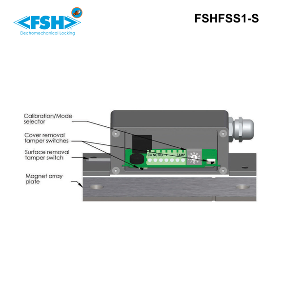 FSHFSS1-S - FSH - Surface Mount High Security Door Monitoring Sensor