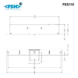 FES110 - FSH High Security Custodial Electric Deadlock Strike