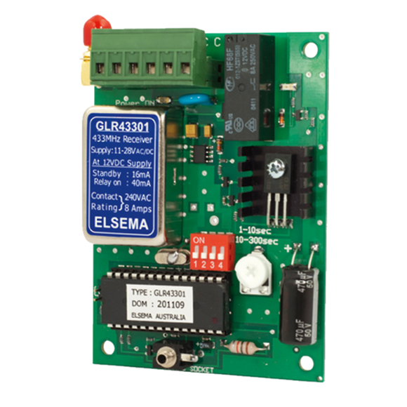 GLR43301 - 1-Channel Receiver 433MHZ