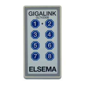 GLT43308 - 8-Channel Gigalink 433MHZ Hand-Held Transmitter