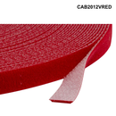 CAB2012V - Hook & Loop Cable Tie Roll - 20m x 12mm - Black or Red options